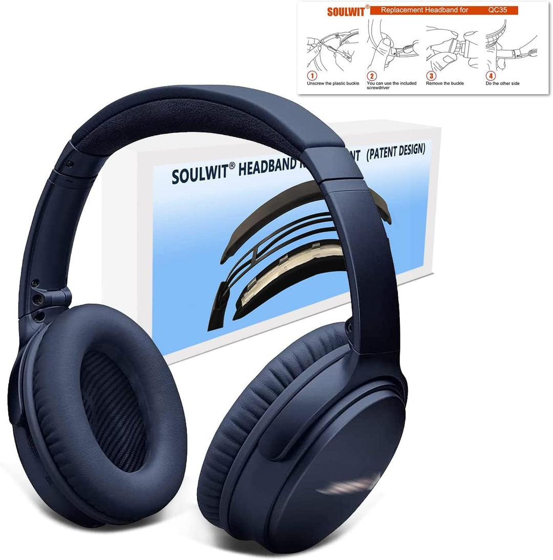 SOULWIT Ersatz Kopfband Headband für Bose QC35 &amp; QuietComfort 35 II (QC35 ii) Kopfhörer,DIY Stirnban