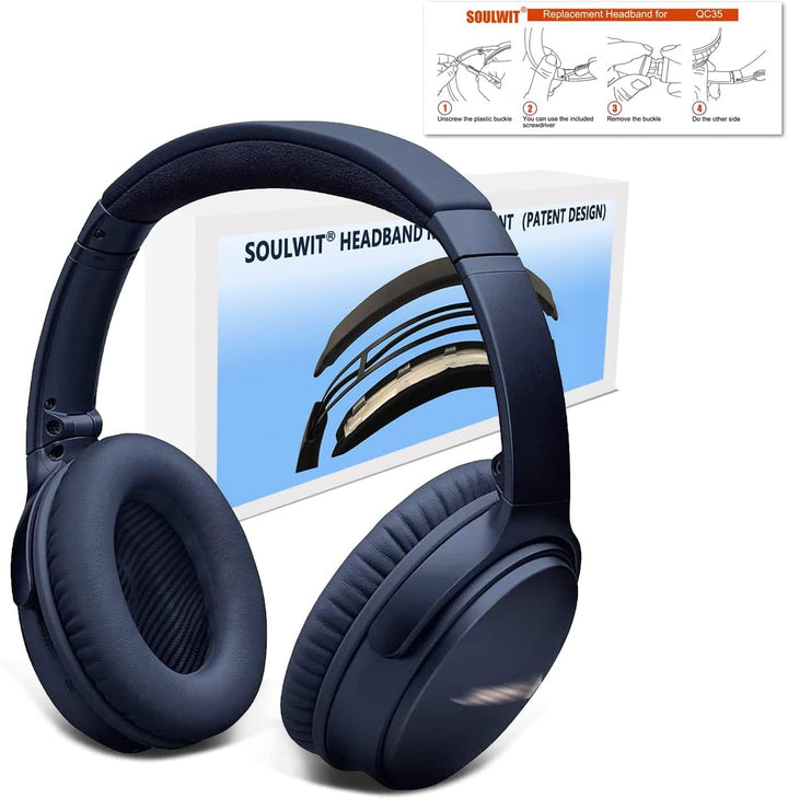 SOULWIT Ersatz Kopfband Headband für Bose QC35 &amp; QuietComfort 35 II (QC35 ii) Kopfhörer,DIY Stirnban