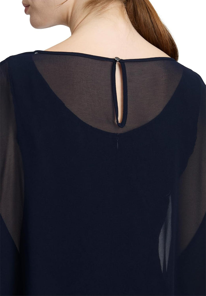 Vera Mont Damen Kleid, 36 Blau