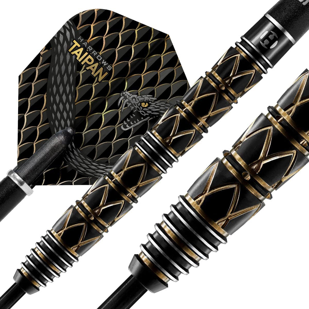 Harrows Unisex Jugend X Rutschteller 26 g Schwarz / Gold, 26 g Schwarz / Gold