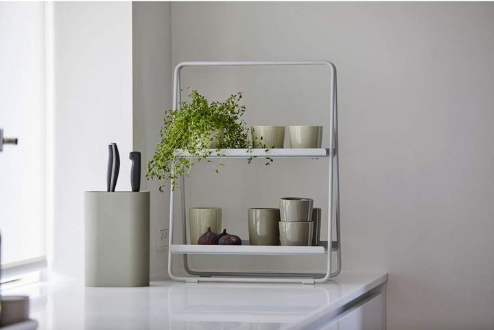 Zone Denmark A-Table Kleines Regal, Standregal aus Metall, 43 x 23 x 58 cm, Schwarz 58cm Schwarz, 58