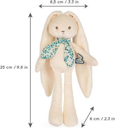 Kaloo - Lapinoo - Pantin Lapin - Baby Plüsch Jersey und Strick - 25 cm - Farbe Creme - Sehr weiches