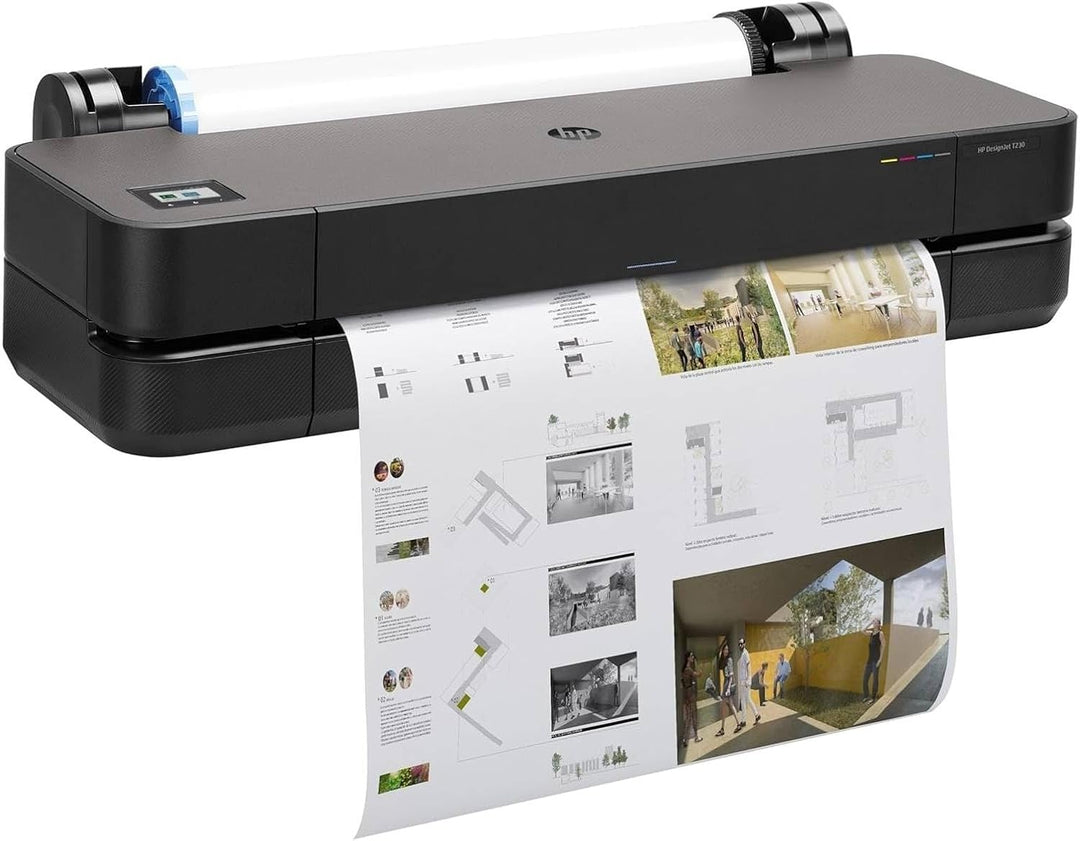 HP DesignJet T230 24 Zoll (61 cm 5HB07D), Grossformatdrucker, Plotter, Standard A4-A1, 68 A1-Ausdruc