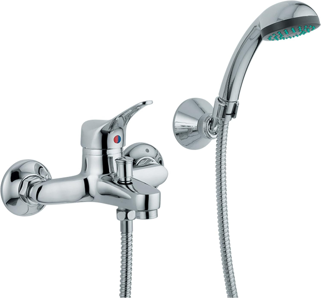 Ambrosiana SEI14020000 Mischbatterie für Badewanne, aussen, Chrom Einzeln, Einzeln