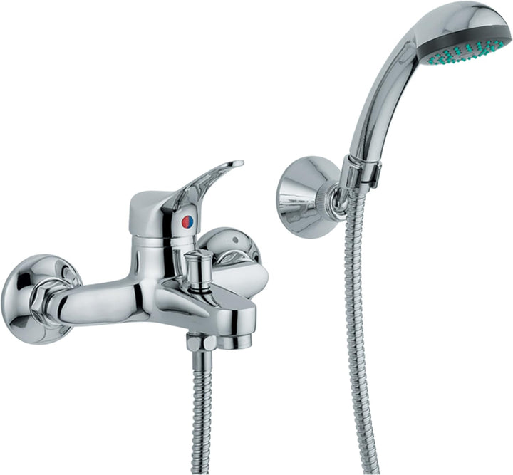 Ambrosiana SEI14020000 Mischbatterie für Badewanne, aussen, Chrom Einzeln, Einzeln