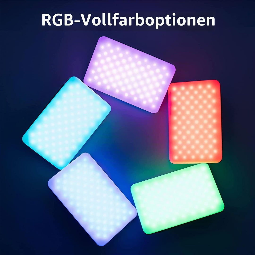 VILTROX RGB LED Panel Licht auf Kamera Fotografie Videolicht 2600K-6800K dimmbare Video Beleuchtung