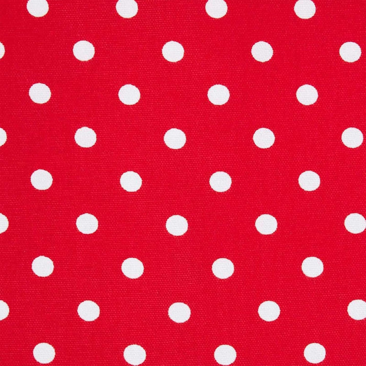 Homescapes Kindervorhang Mädchen Kinderzimmer Ösenvorhang Dekoschal Polka Dots 2er Set rot weiss 137