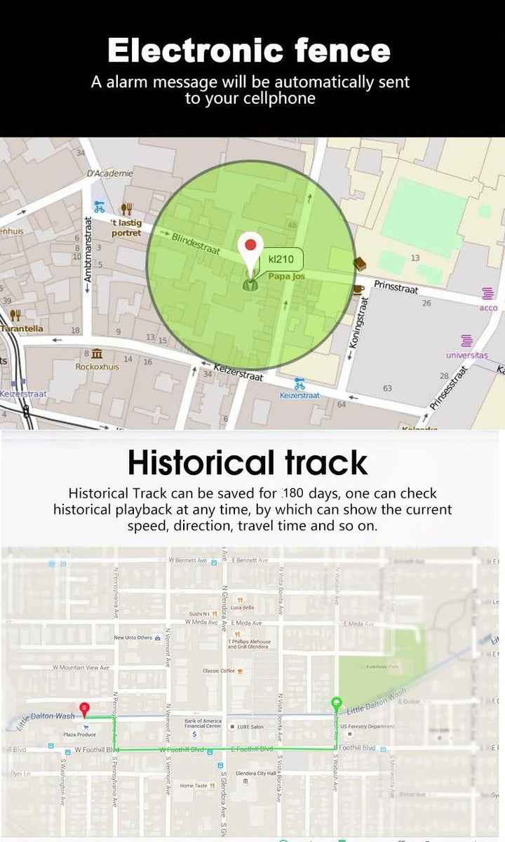 Winnes TK806 4G Festverdrahteter GPS Tracker Echtzeitverfolgung 180 Tage Verlauf Kraftstoff-Abschalt