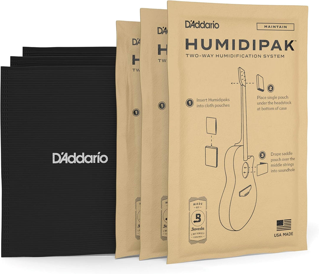 D'Addario Gitarre Luftbefeuchter - Guitar Humidifier - Humidipak Pflegeset - Automatisches Luftfeuch