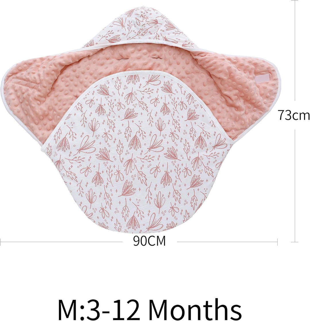 Einschlagdecke Babyschale für Winter Buggy Universal Fusssack Babydecke Baumwolle Baby Pucksack für