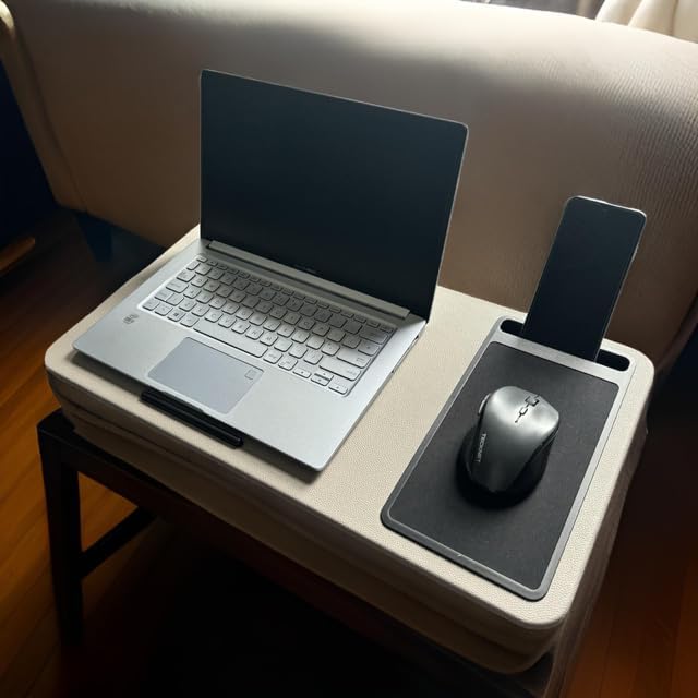 HYFIVE Laptop-Tablett mit Kissen, Schoss-Schreibtischkissen, tragbarer Tablet-Klapptisch, integriert