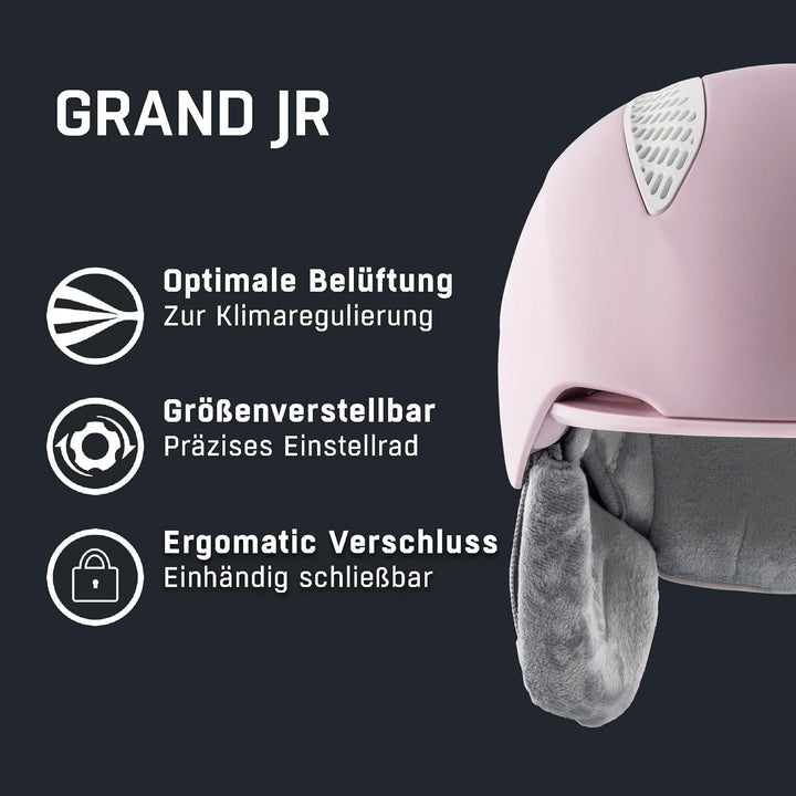 ALPINA PIZI - Sicherer, Leichter & Stossabsorbierender Skihelm Mit Abnehmbaren Ohrenpolstern Für Kin