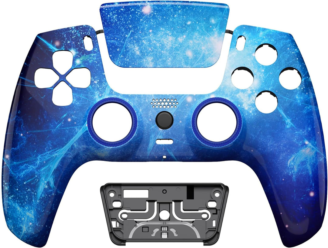 eXtremeRate Luna Re-Design Front Hülle für ps5 Controller BDM-010/020/030/040, Ersatzgehäuse&Touchpa