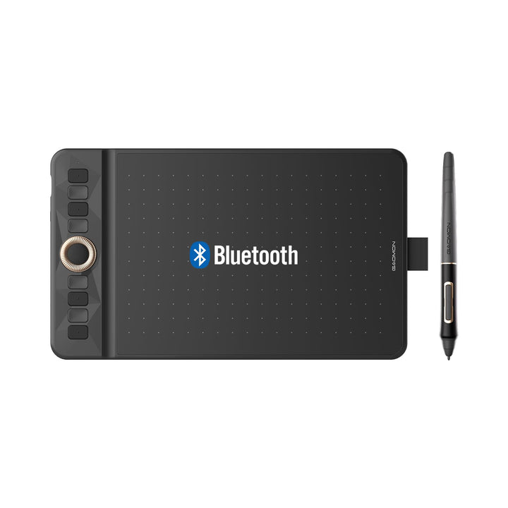 GAOMON WH851 Drahtloses Grafiktablett, Batteriefreier AP519 Digitaler Stift, 8 Programmierbare Druck