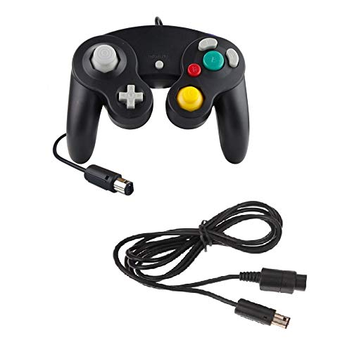 DARLINGTON & Sohns Schwarzer Controller Verlängerungskabel für Nintendo Game Cube Controller Schwarz