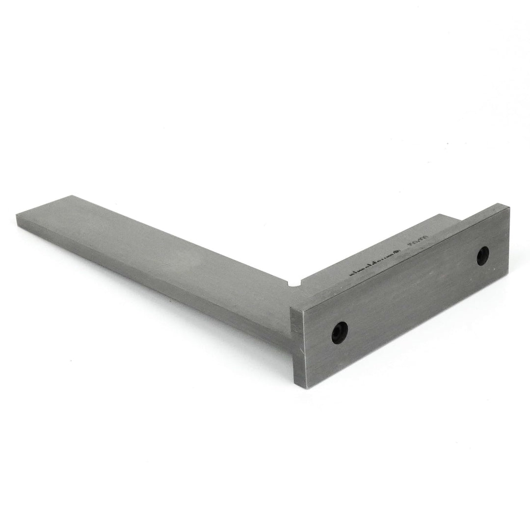 PIMALDAUM® Anschlagwinkel, 90°-Flachwinkel mit Anschlag gem. DIN 875/0, Edelstahl (Metall, 150x100 m