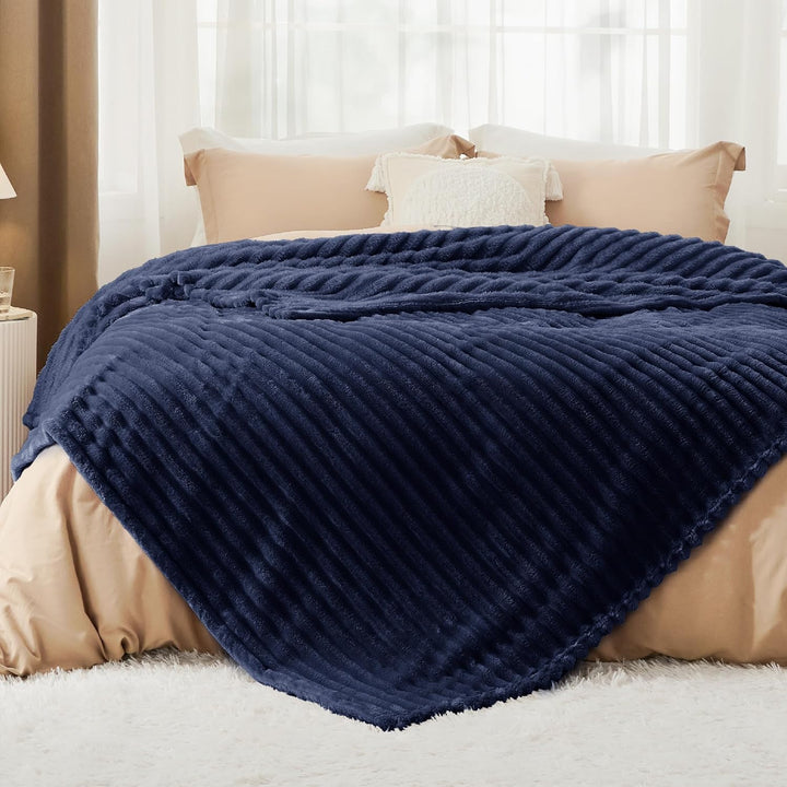 BEDSURE Kuscheldecke Flauschig Decke Fleecedecke – Weiche Warme Grobe Korddecke Gemütlicher Sofadeck
