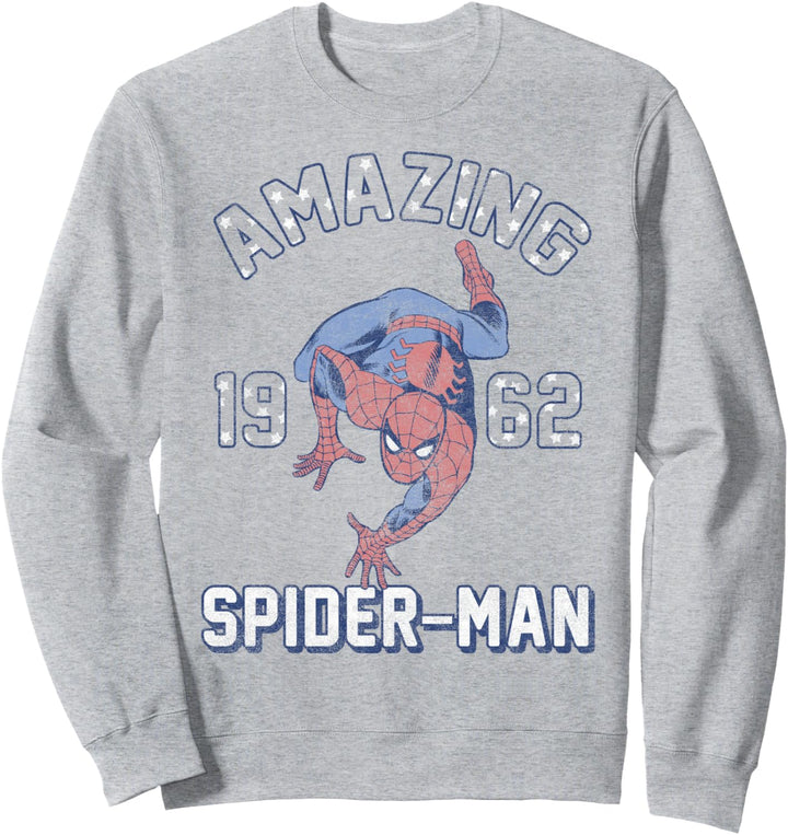 Marvel Spider-Man Amazing Stars Vintage Sweatshirt