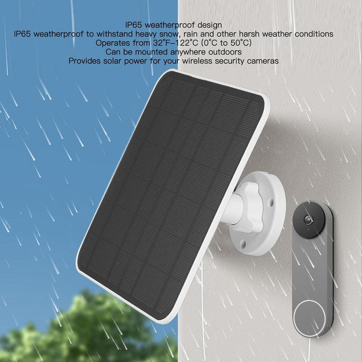 Solar Panel für Sicherheits Kamera für Arlo Pro 3 Pro 4 Pro 5S Ultra Ultra 2 Go 2 Flutlicht Kamera,