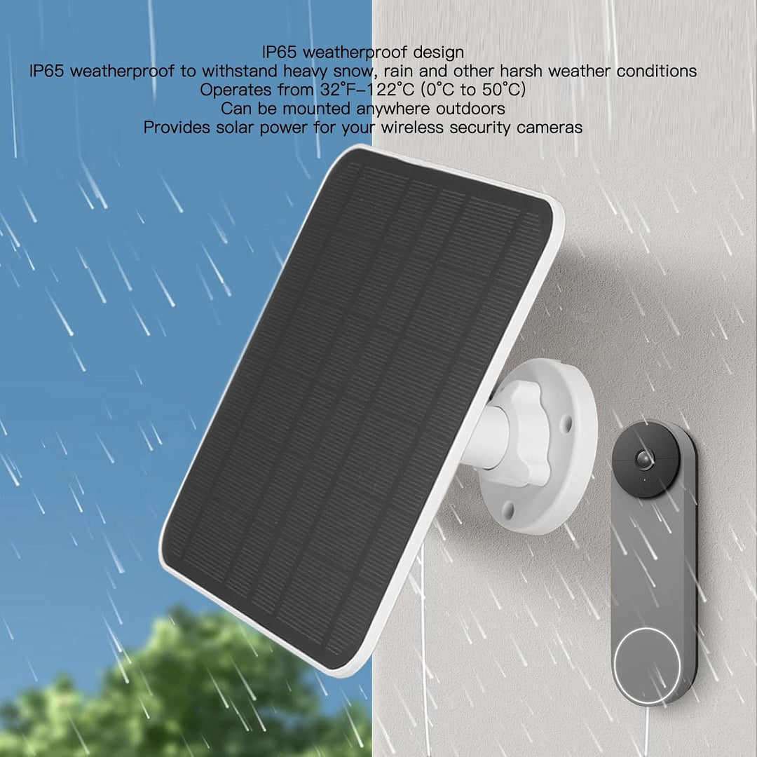 Solar Panel für Sicherheits Kamera für Arlo Pro 3 Pro 4 Pro 5S Ultra Ultra 2 Go 2 Flutlicht Kamera,