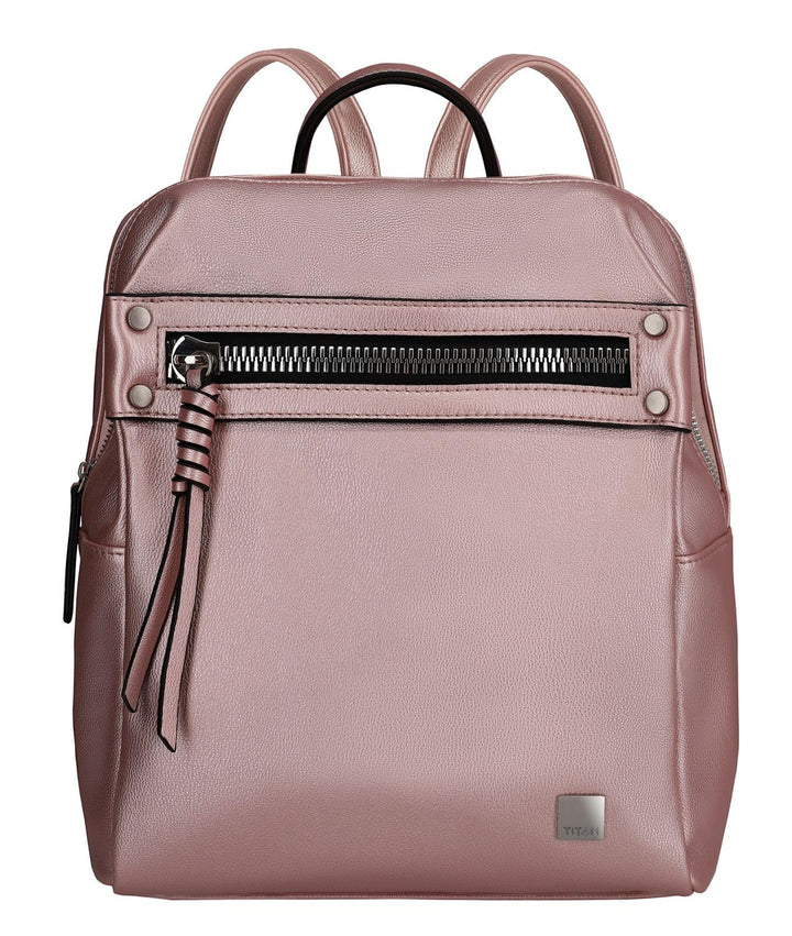 TITAN Spotlight Zip Backpack Metallic Pink, Metallic Pink