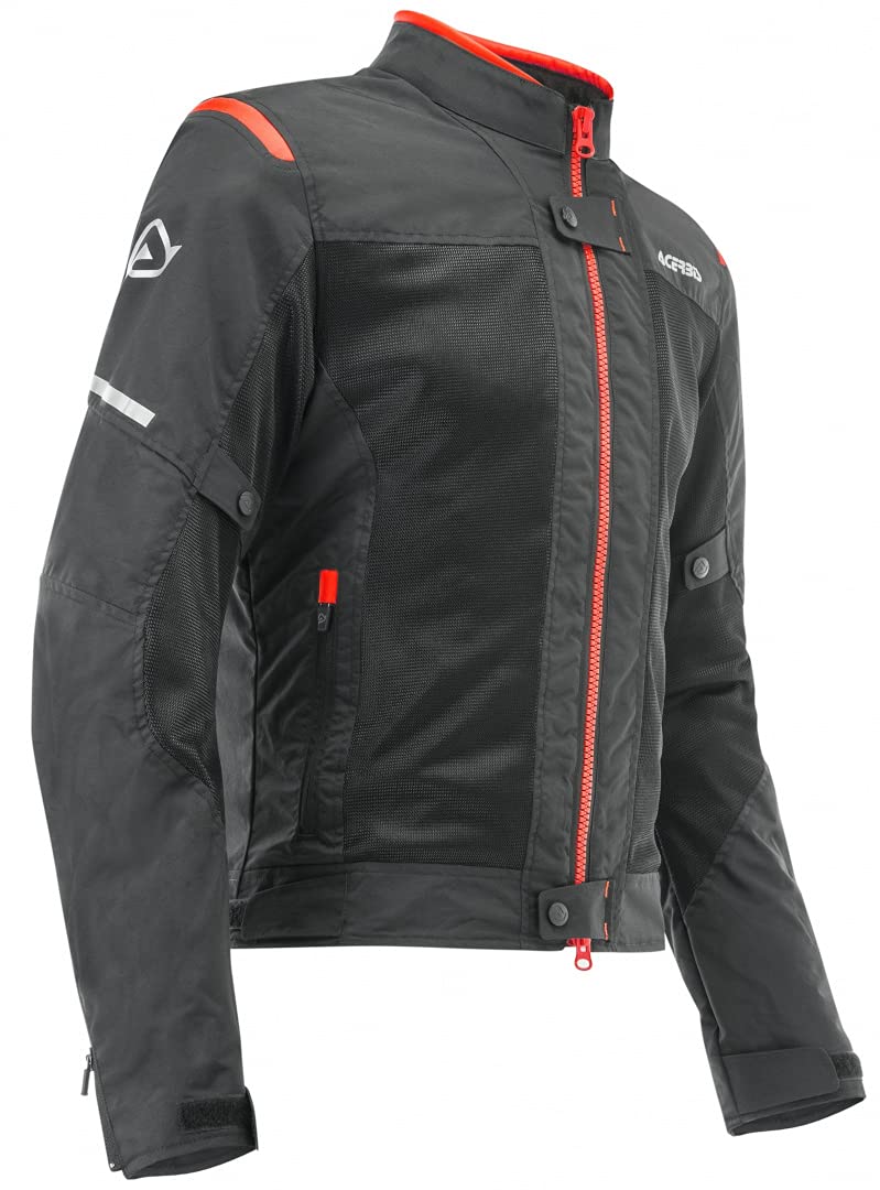 Acerbis Unisex 0023744.323.062 Jacke, schwarz/rot, S