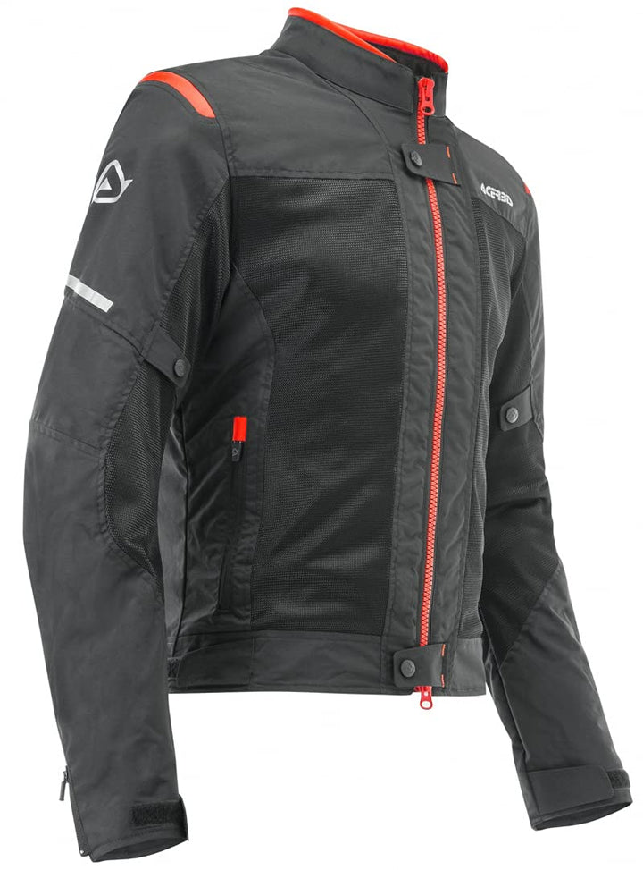 Acerbis Unisex 0023744.323.062 Jacke, schwarz/rot, S