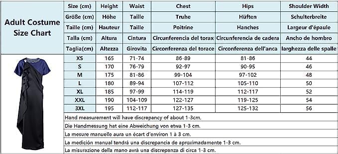 BAEHEU Hercules Cosplay Hades Kostüm Griechische Gott Hades Robe Hercules Fancy Dress Kostüm für Her