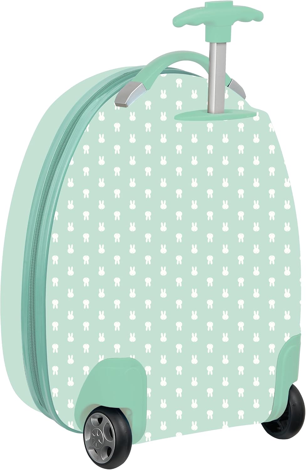 safta Miffy Friends Kabinentrolley, 40,6 cm, Koffer mit Rädern, Sicherheitsschloss, Leichter Koffer,