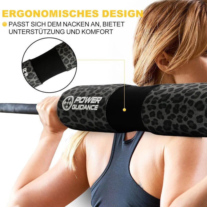 POWER GUIDANCE Langhantel Polster Kniebeugen Barbell Squat Pad Ideal für Squats Lunges Hip Thrusts G
