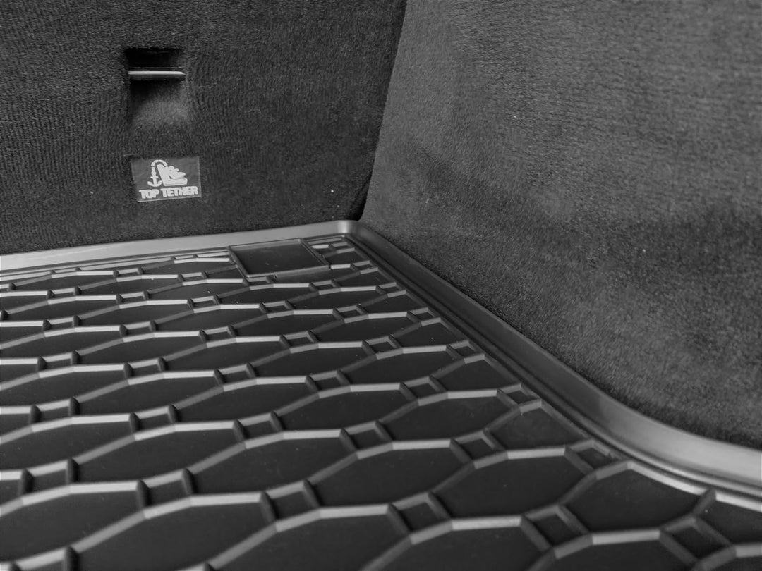 Passgenaue Kofferraumwanne und Gummifussmatten geeignet für Mercedes C-Klasse Kombi S205 ab 2014 + G