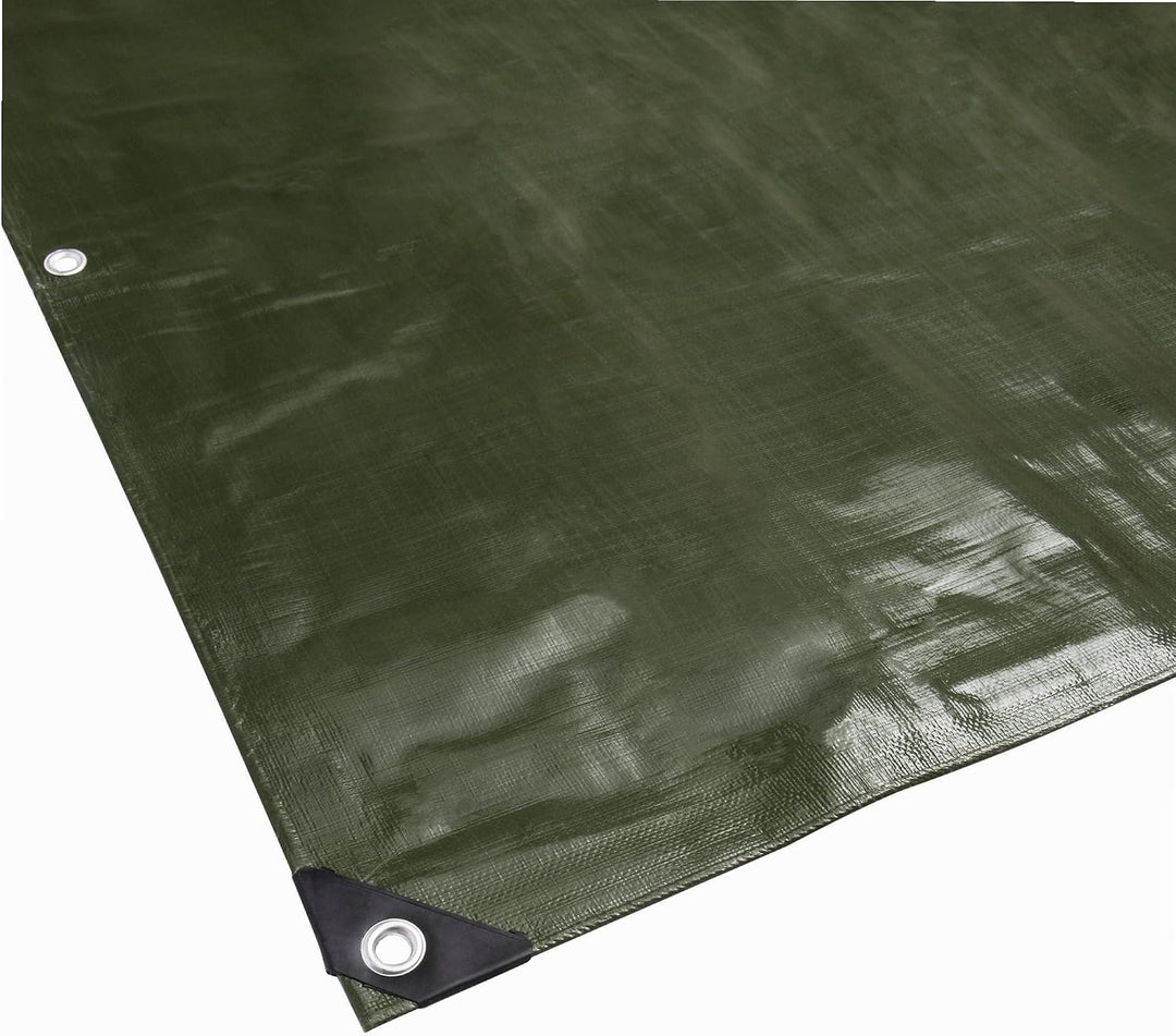 WERKA PRO Bâche multifonctions Noire et Verte m2 WerkaPro 10668 Abdeckplane, wasserdicht, multifunkt