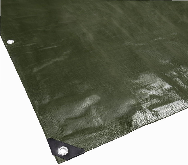 WERKA PRO Bâche multifonctions Noire et Verte m2 WerkaPro 10668 Abdeckplane, wasserdicht, multifunkt