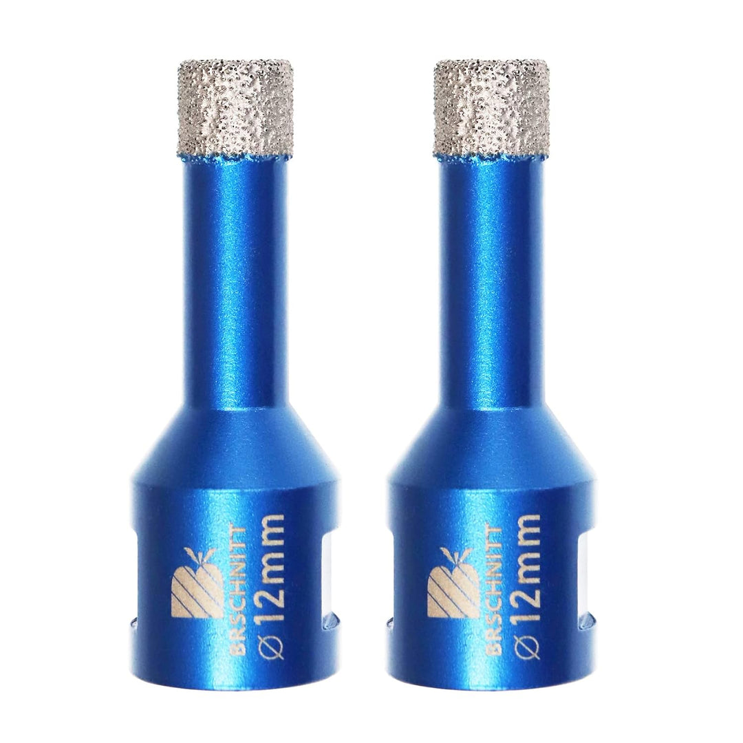 Diamant Fliesenbohrer 12mm - 2 stücke M14 Diamantbohrer Lochsäge für Fliesen Porzellan Keramik Marmo