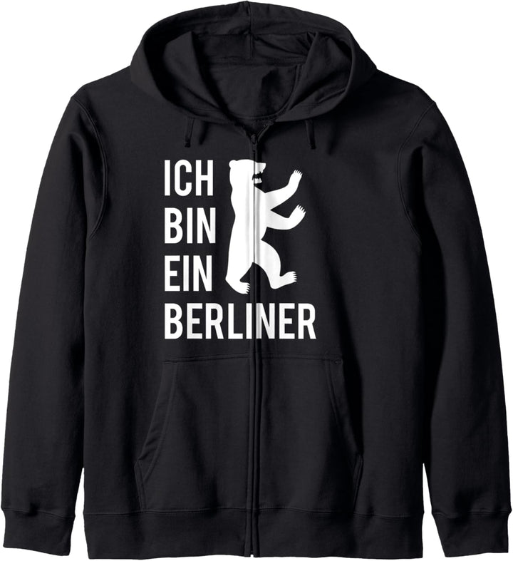 Ich bin ein Berliner Geschenke Berliner Bär Kapuzenjacke