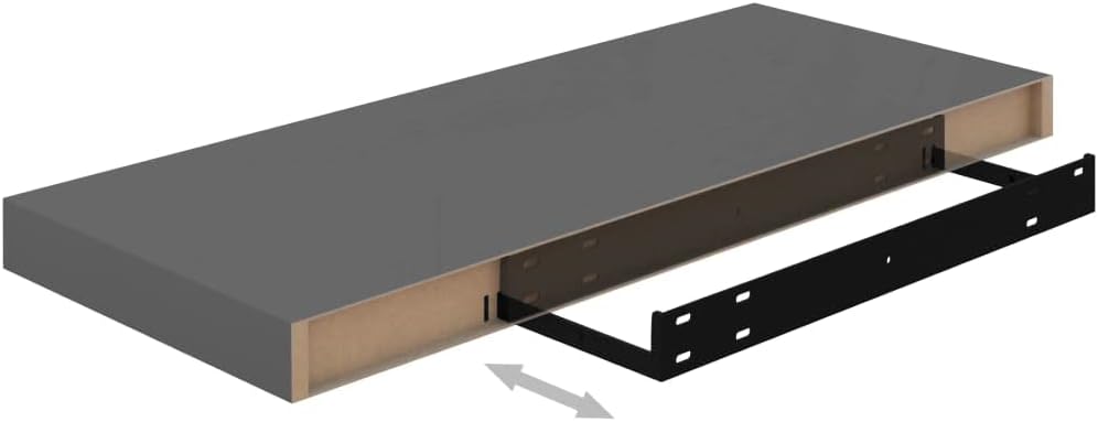 FIRBNUS Floating Wall Shelf 60x23,5x3,8 cm 4 STK. Hängeregal Regale Schweberegal Wandregale Regalbod