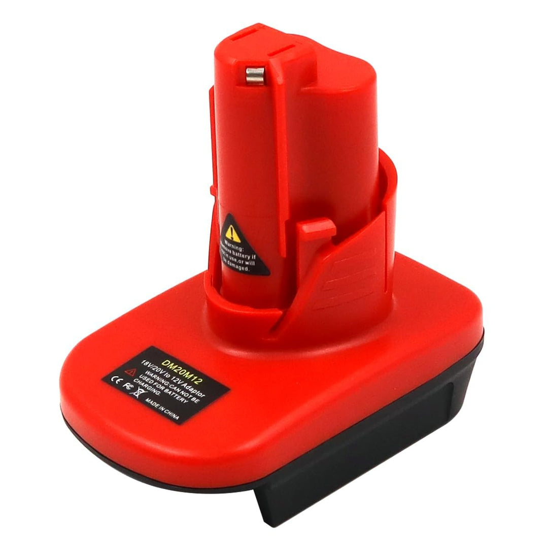 Namvo M12-Adapter, kompatibel mit Milwaukee 18 V, DeWalt 18 V 20 V, unterstützt M12-Elektrowerkzeuge