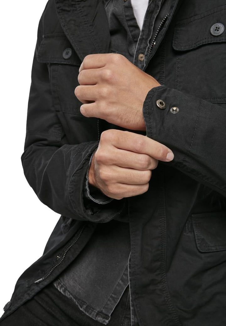 Brandit Herren Britannia Jacket Jacke S Schwarz, S Schwarz