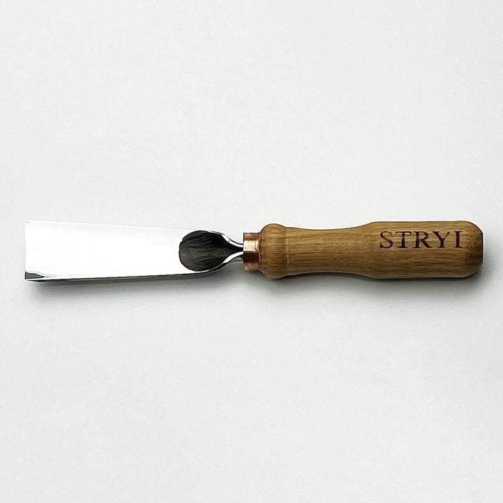 STRYI Profi Holzschnitzwerkzeug – Hohleisen Profil #5 – Handgeschmiedet, 30 mm – Premium Schnitzmeis
