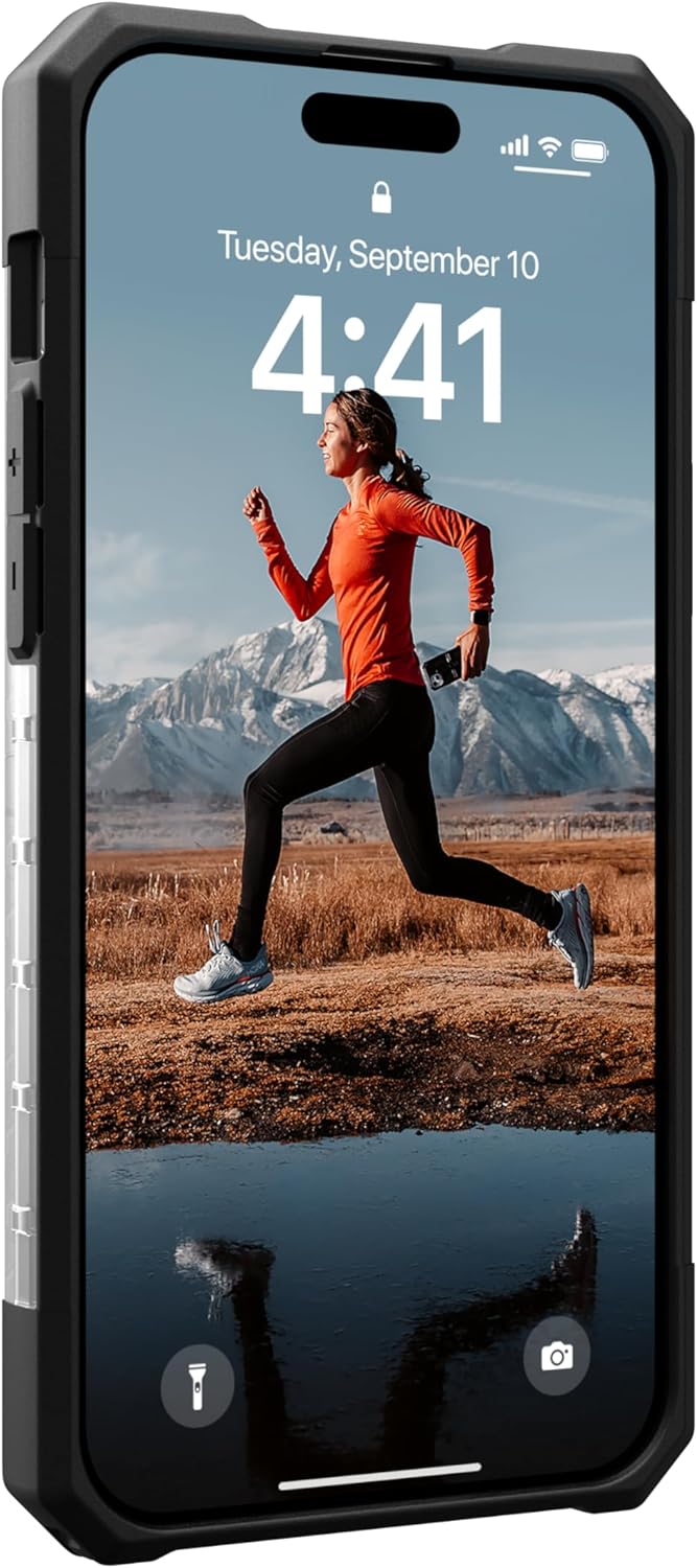 URBAN ARMOR GEAR Plasma Hülle kompatibel mit Apple iPhone 15 Plus [Wireless Charging kompatibles Cov