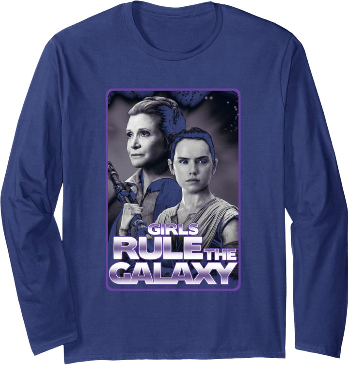 Star Wars General Organa, Rey Episode 7 Sticker Langarmshirt