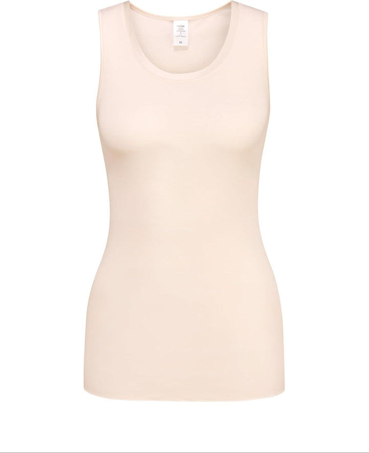 CALIDA True Confidence Tank-Top aus Wolle-Seide Damen, aus Merinowolle und Seide, wärmend, temperatu