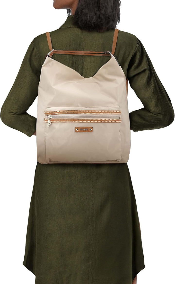Picard Damen Beuteltasche Und Rucksack SONJA aus Nylon Gross | mit Reissverschluss | Beuteltasche un