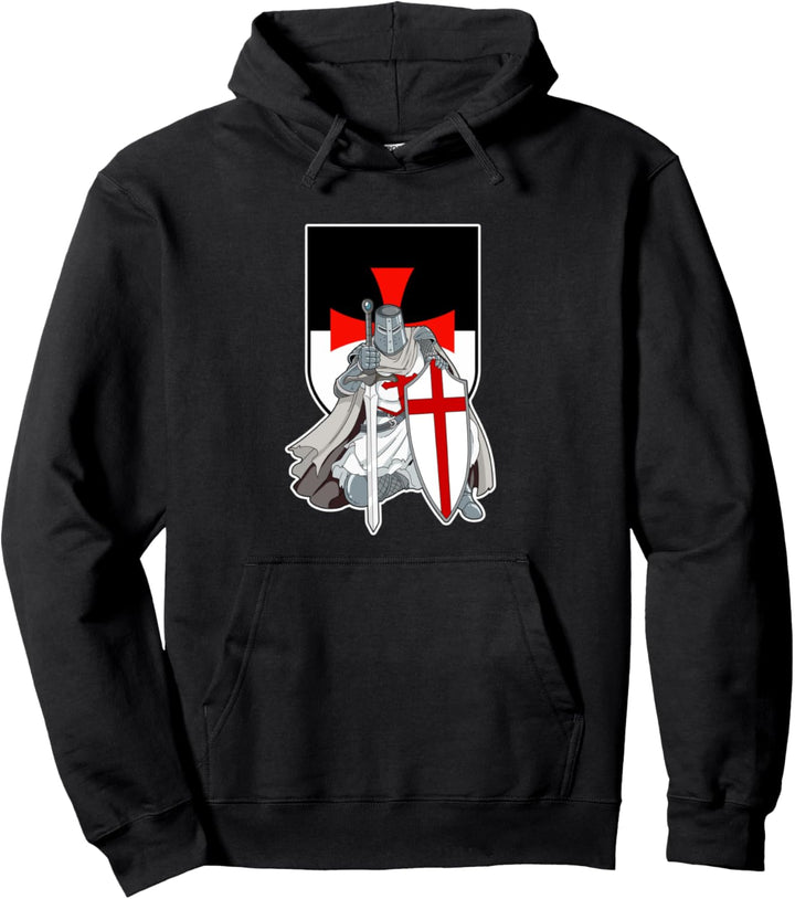 Tempelritter Schild, Geschenk zum Beten der Templer Pullover Hoodie