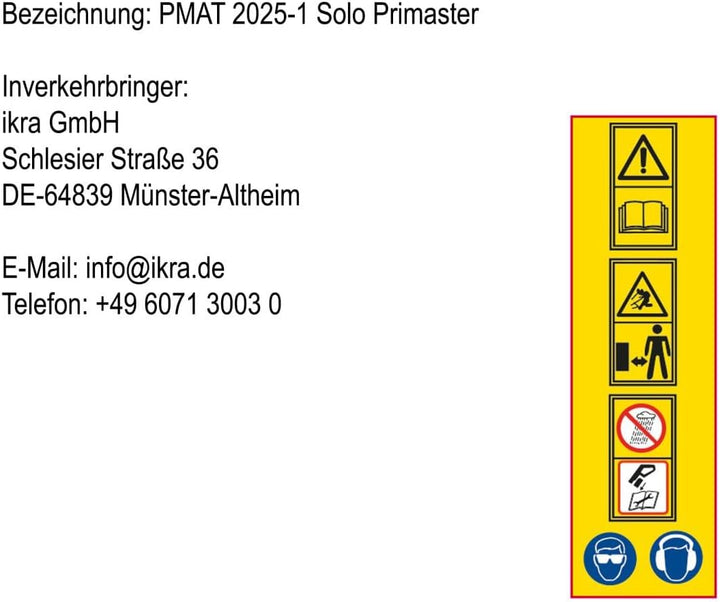 Primaster Akku Rasentrimmer PMAT 2025-1 20 V ohne Akku und Ladegerät Rasentrimmer