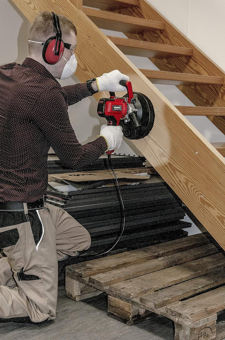 kwb by Einhell Stahl Schleifbürste Wandbearbeitungssystem-Zubehör (Ø 180 mm, geeinet um Beton zu bea