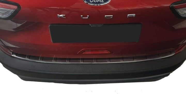 Ladekantenschutz aus Edelstahl in anthrazit mit 3D Abkantung passend für Ford Kuga III ab 2020 (auss