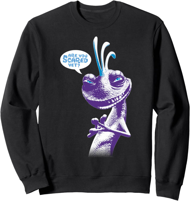 Disney Pixar Monsters University Randall Are You Scared Text Sweatshirt