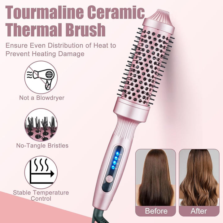 Lockenstab, Haarcurler Keramik Beschichtung, 38mm Lockenwickler, Lockenstäbe mit LCD Display,120 ℃ -