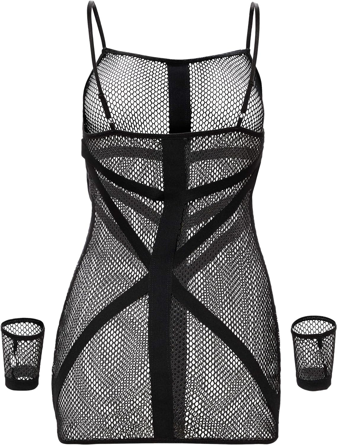 Demoniq Damen Vestido Malvina Bekleidungsset, Negro (Negro), Estandar
